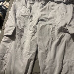 Ladies Gray Cargo Pants